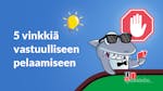 World Health Day: 5 vinkkiä vastuulliseen pelaamiseen