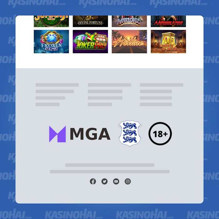 Tarkista online casinon lisenssi