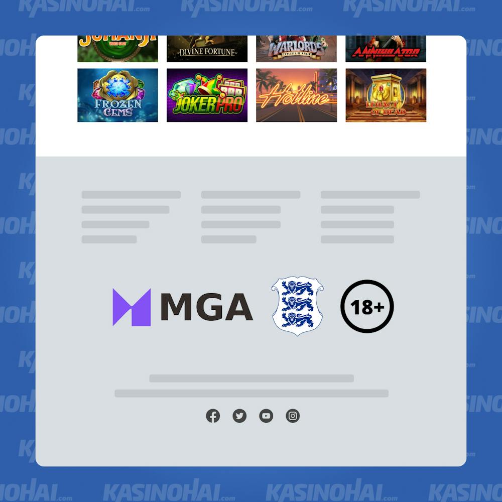 Tarkista online casinon lisenssi
