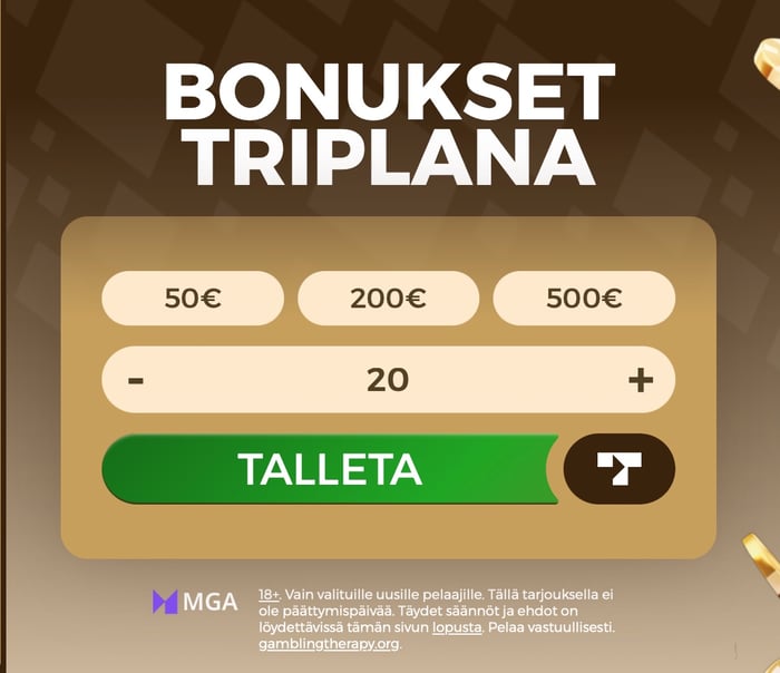 Tuuri kasino toimii Trustly Pay N Playn kautta, ja talletus tehdään suoraan etusivulta.