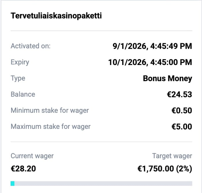 Kierrätysvaatimus oli täyttynyt vain kaksi prosenttia ensimmäisen pelin jälkeen.