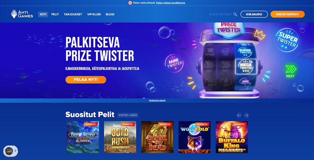 ahti games etusivu