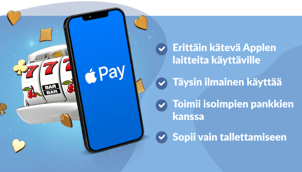 Apple Payn ominaisuuksia