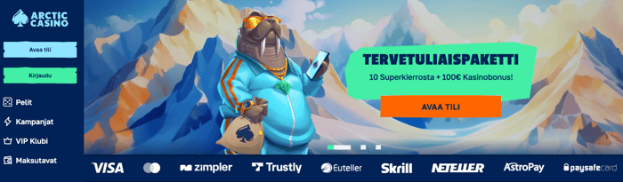 Arctic Casino etusivu