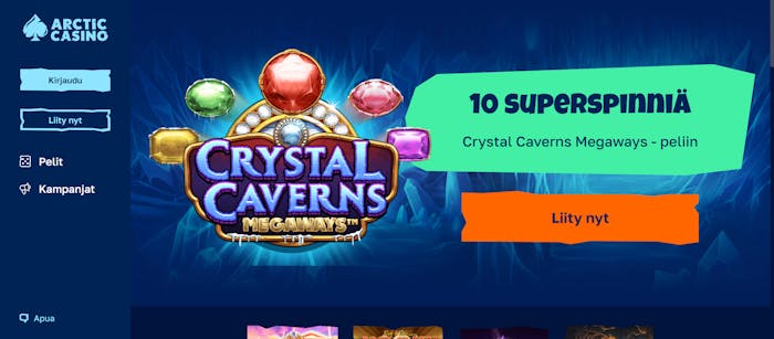 Arctic casinon tervetulotarjous