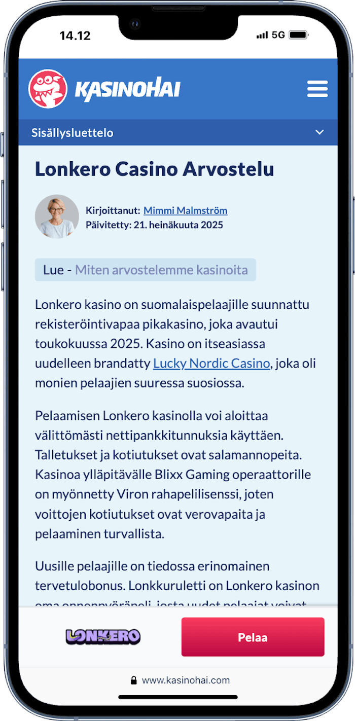 Uuden kasinon arvostelu