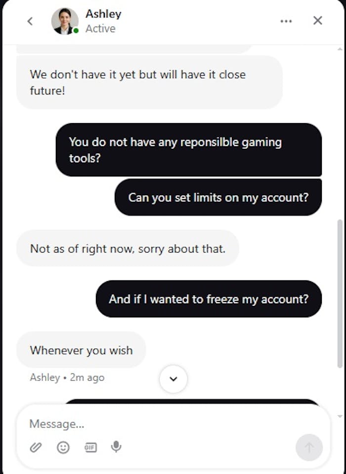 Candybet asiakaspalvelussa vastataan englanniksi