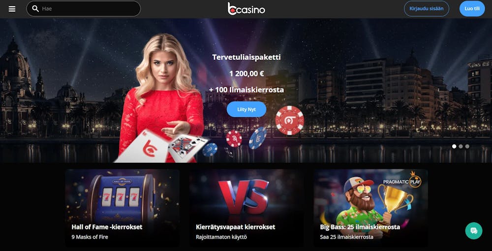 BCasino etusivu