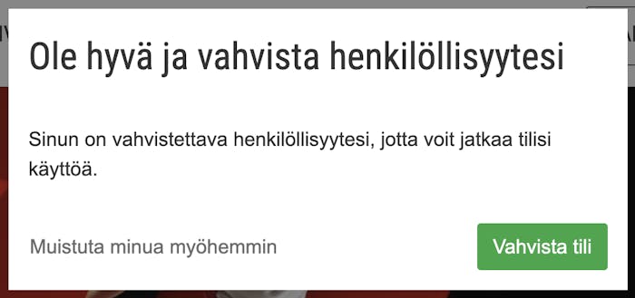 Bet Rebels vaatii KYC prosessin suorittamista välittömästi