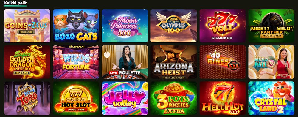 Betrix Casino on saanut mukaansa ison joukon pelivalmistajia.