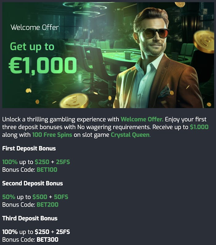 Nappaa houkutteleva bonus Betroom24:lta!