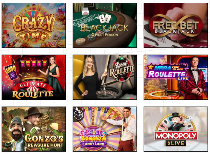 Live-kasinon pelejä Betsamigo Casinolla