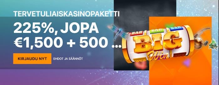 Nappaa tervetuliaispaketti Betstro Casinolla