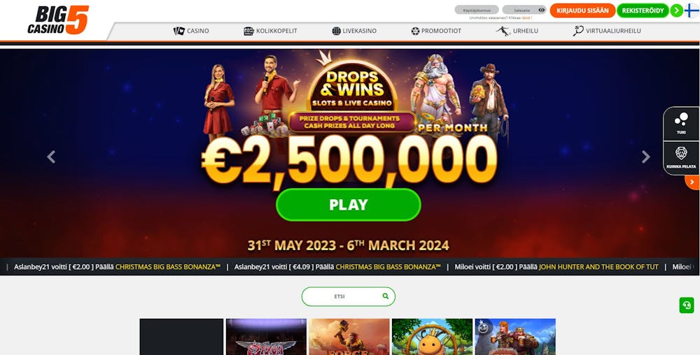 big5 casino etusivu