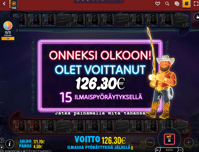 Sain suurimmat voitot Big Bass Las Vegas Double Down Deluxe -pelistä.