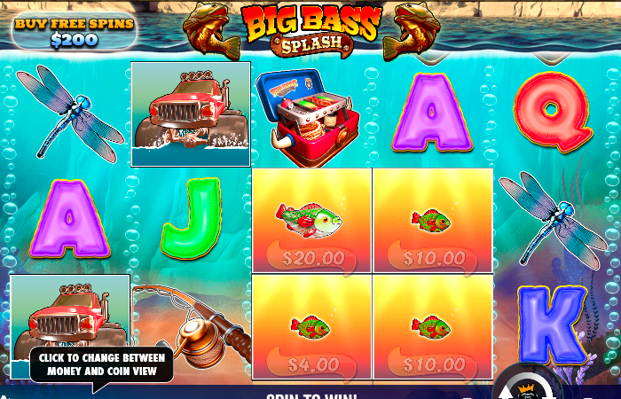 Big Bass Splash: Arvostelu, tiedot ja yksityiskohdat logo