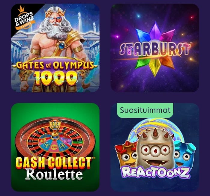 Bingobonga casino pelit