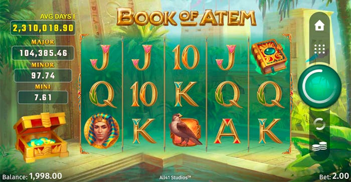 Book of Atem WowPot!: Tiedot ja yksityiskohdat logo