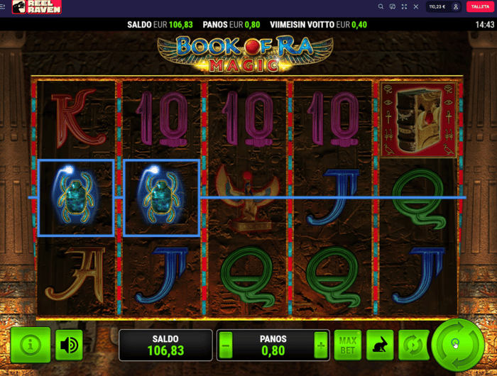 Book of Ra Magic -pelin latausongelma Reel Raven Casinolla
