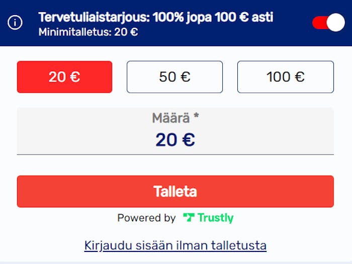 Budsino on puhdasverinen pikakasino.