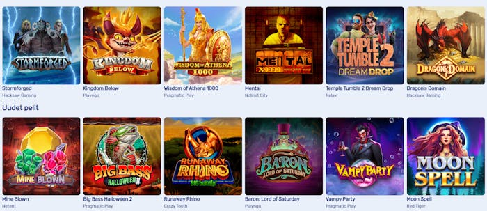 Budsinon pelivalikoimista löytyy 4500 kolikkopeliä.