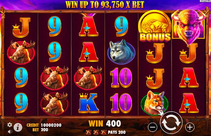 Buffalo King: Arvostelu, tiedot ja yksityiskohdat logo