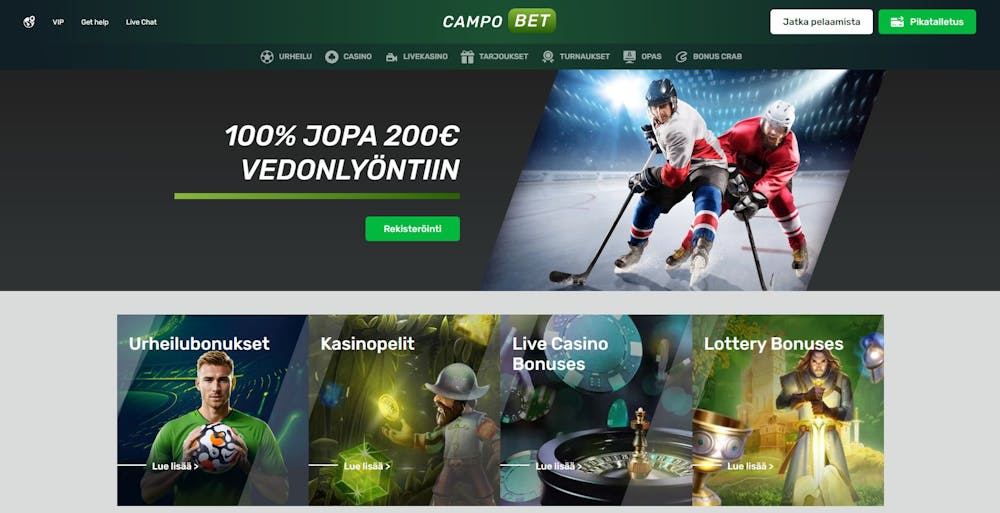 campobet casino etusivu