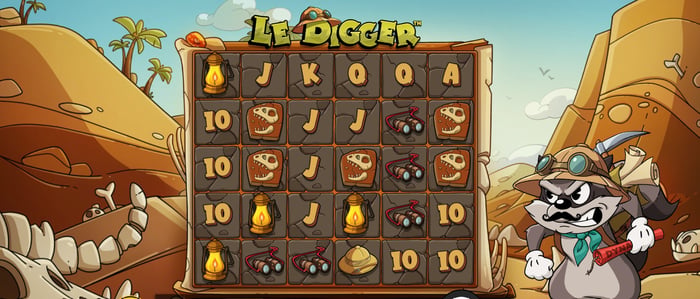 Le Digger kolikkopeli Casea kasinolla.