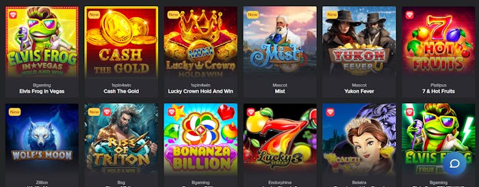 Casino Adrenalinen pelivalikoimasta löydät sekä slotit että pöytäpelit.