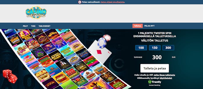 casinoandfriendsin tervetulotarjous