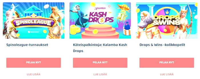 Casinobud casino tarjoaa pelaajille vaihtelevia bonuksia, kuten käteispalkintoja ja turnauksia.