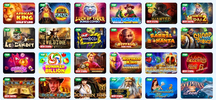 Casino Joyn pelivalikoima kattaa yli 8 000 pelinimikettä.