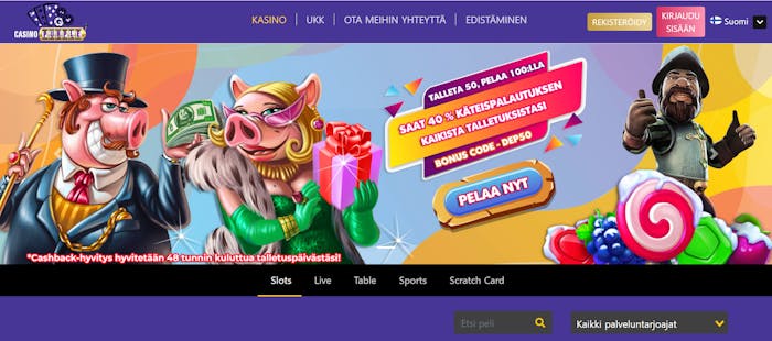 casinopurplen tervetulotarjous