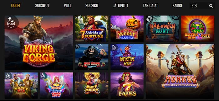 casino sieger Pelien valinta