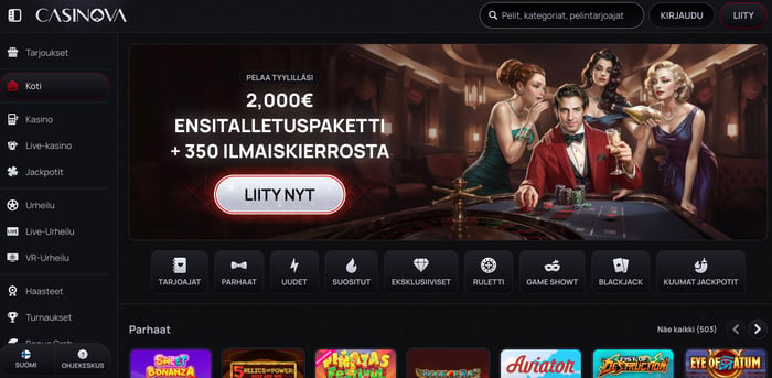 Casinova etusivu