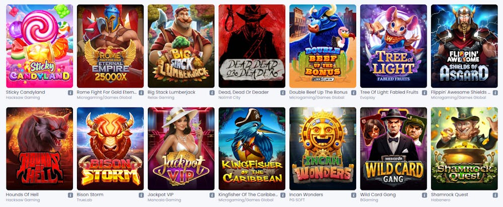 Casino Vibesin 7 500 pelin valikoima ei jätä ketään kylmäksi.