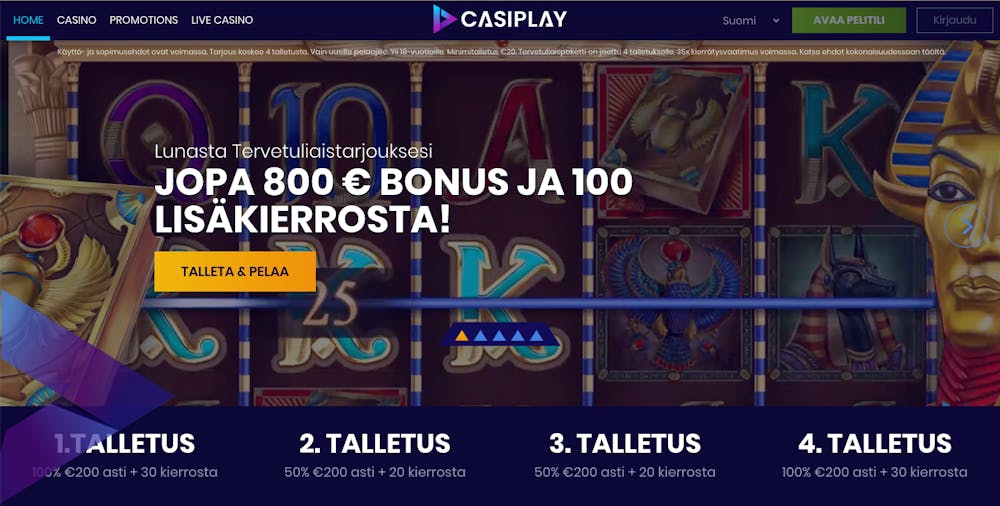 Casiplay Tervetulobonus