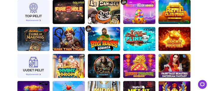 catcasinon pelivalikoima