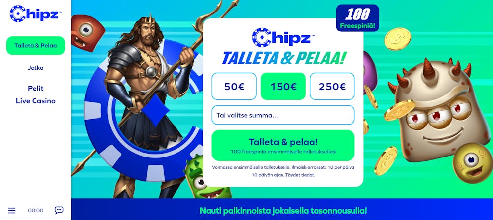 chipz casino etusivu 