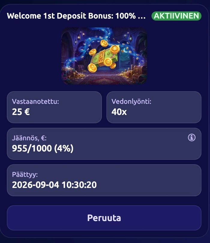 Kierrätysvaatimus on täyttynyt neljä prosenttia toisen pelin jälkeen.