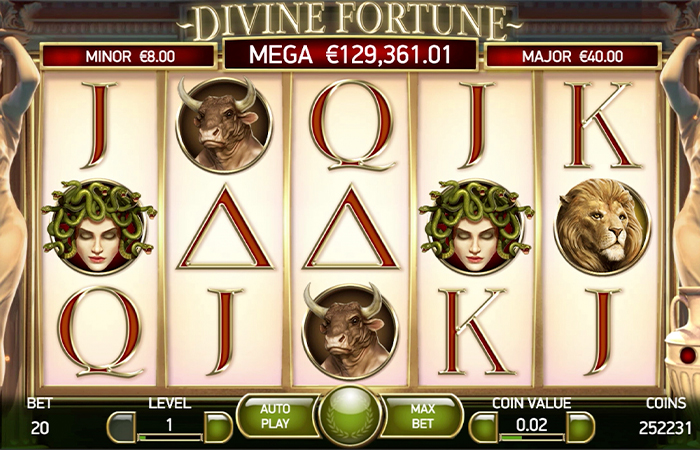 Divine Fortune: Arvostelu, tiedot ja yksityiskohdat logo