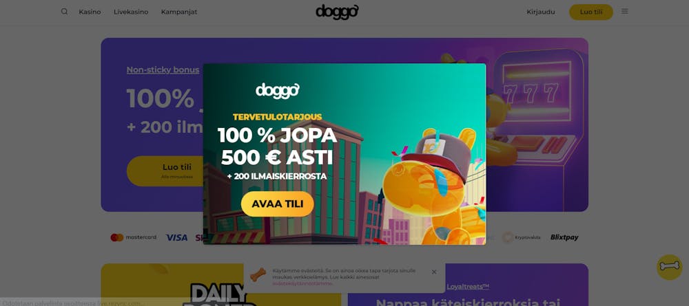 Doggon tervetulotarjous