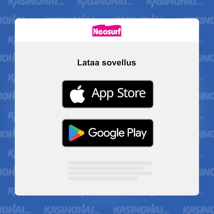 Lataa Neosurf sovellus