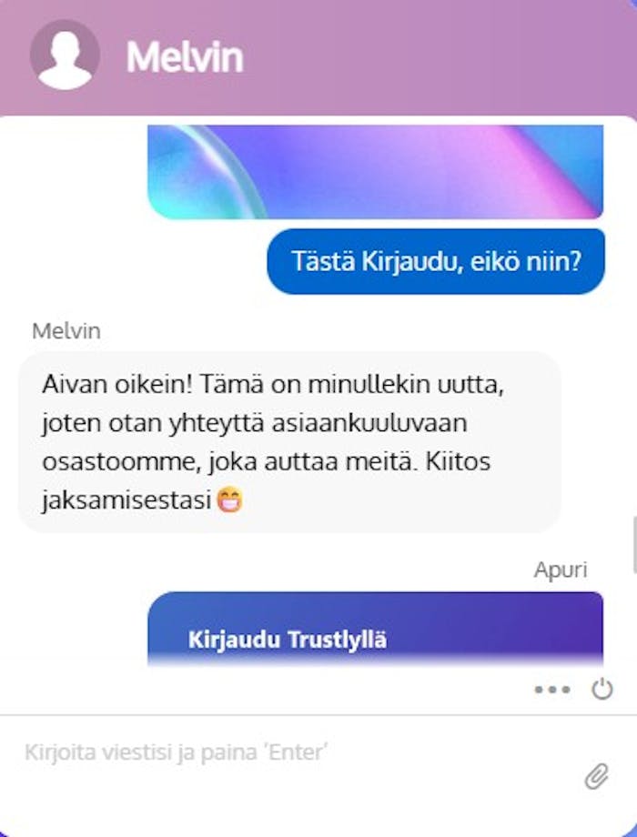 Dreamz kasinon asiakastuen vastaus.