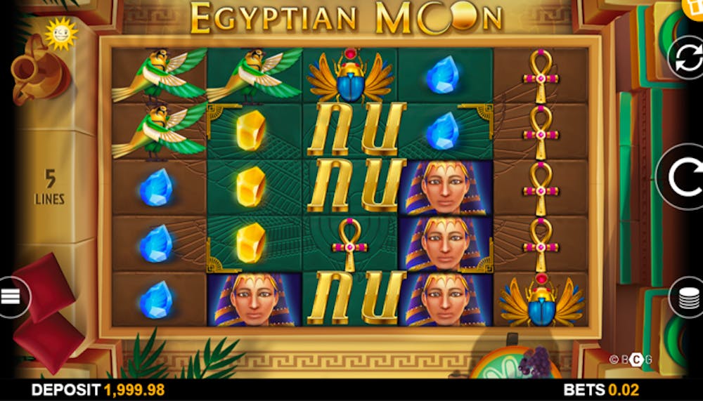 Egyptian Moon: Tiedot ja yksityiskohdat logo