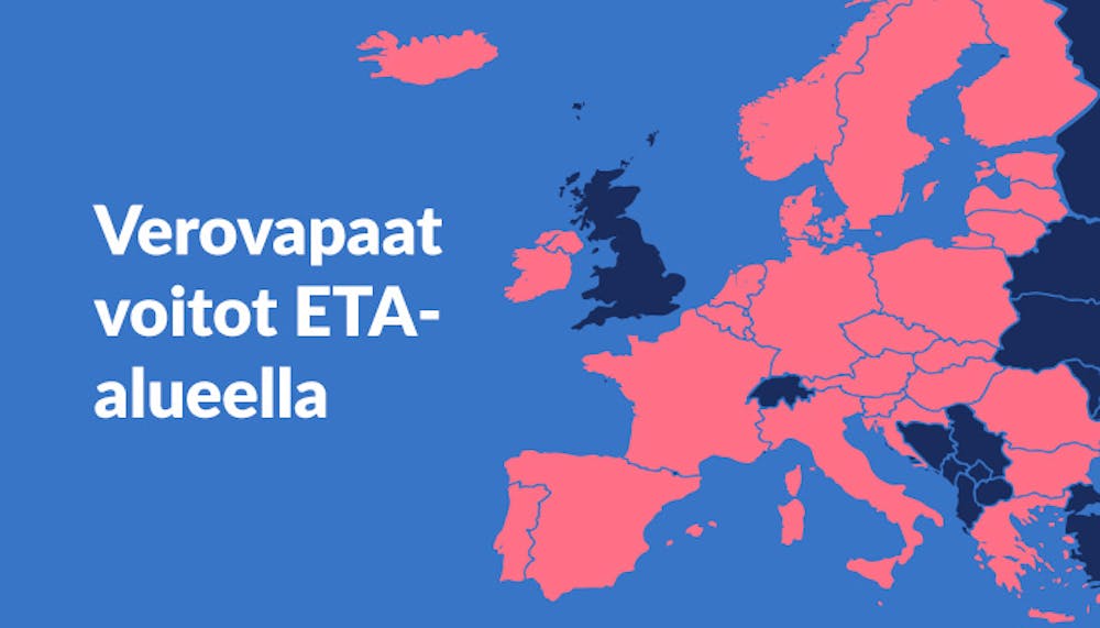 ETA kasinot sijaitsevat Euroopan talousalueella