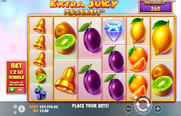 Extra Juicy Megaways: Tiedot ja yksityiskohdat logo