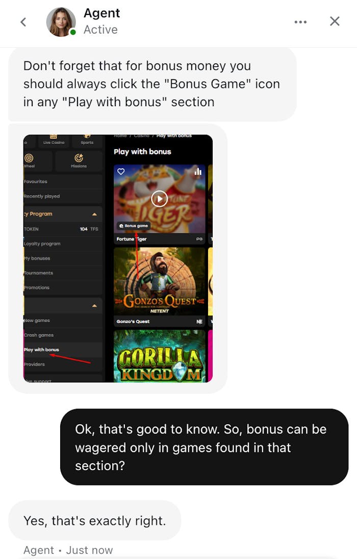 Fairspin Casinon asiakaspalvelu on englanninkielist?
