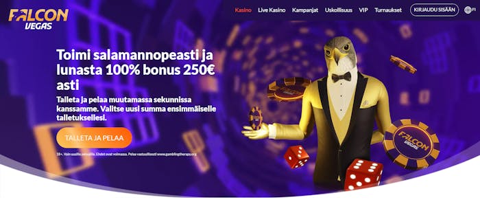 FalconVegasin tervetulotarjous