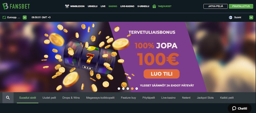 FansBetin tervetulobonus